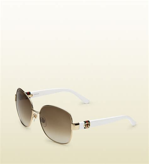 gucci sunglasses with gold trim|authentic gucci sunglasses sale.